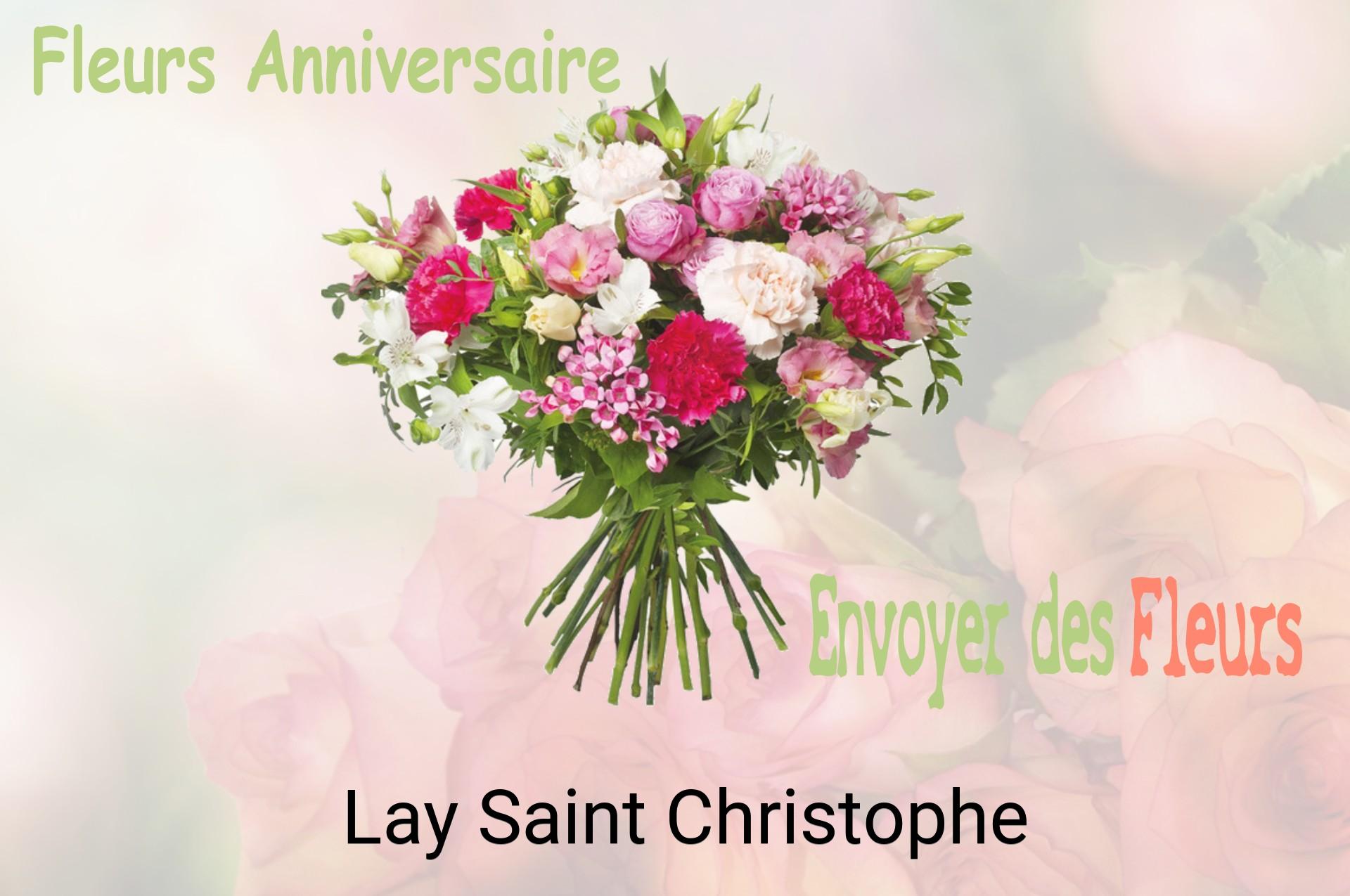Bouquet de fleurs d’anniversaire livré à Lay-Saint-Christophe