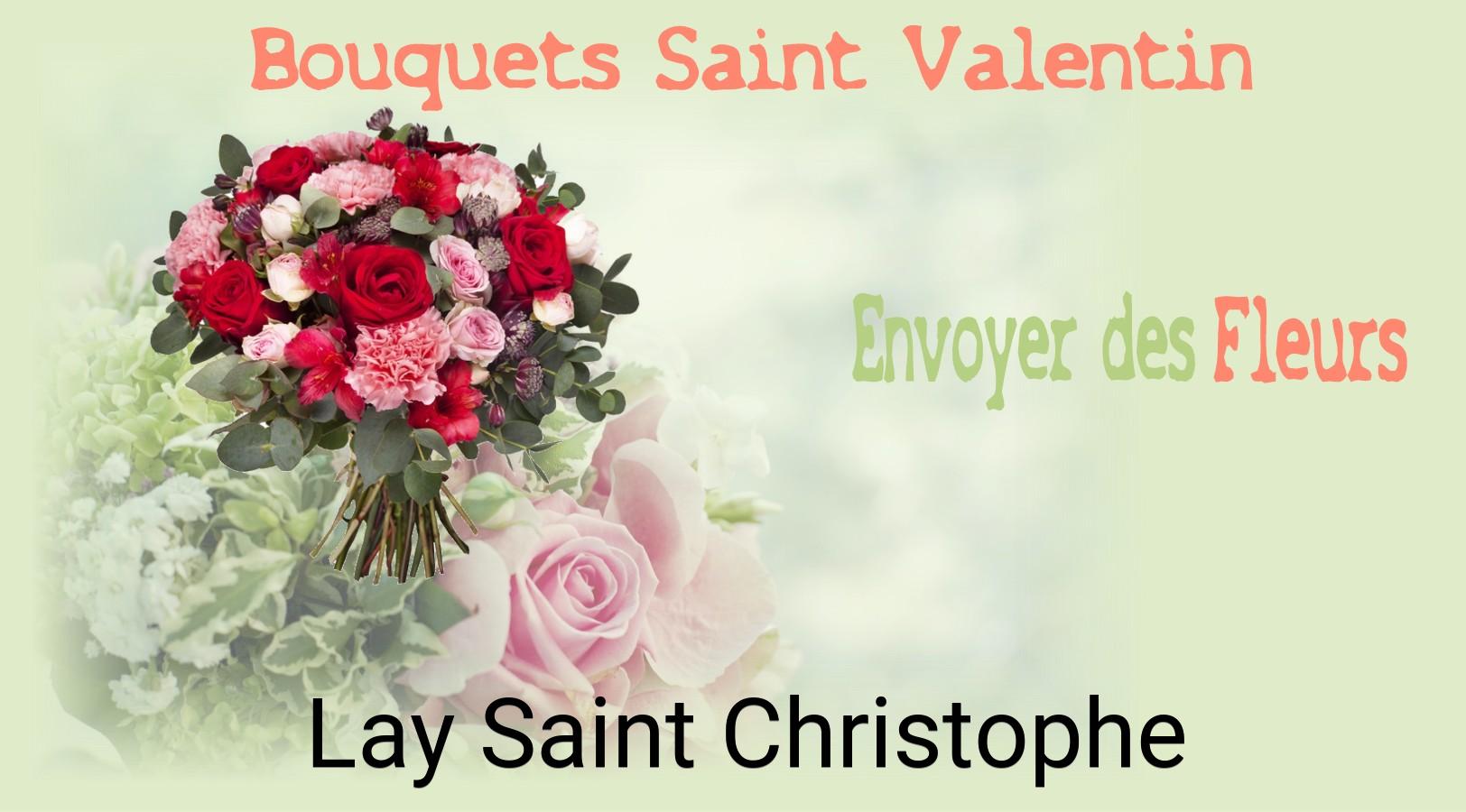 Roses de Saint-Valentin livrées à Lay-Saint-Christophe